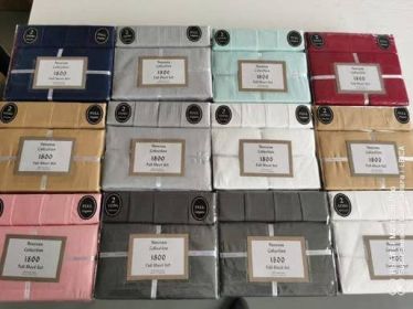 Vanessa 1800 Series Solid Microfiber 6 Piece Sheet Set (Bed Size: Queen)